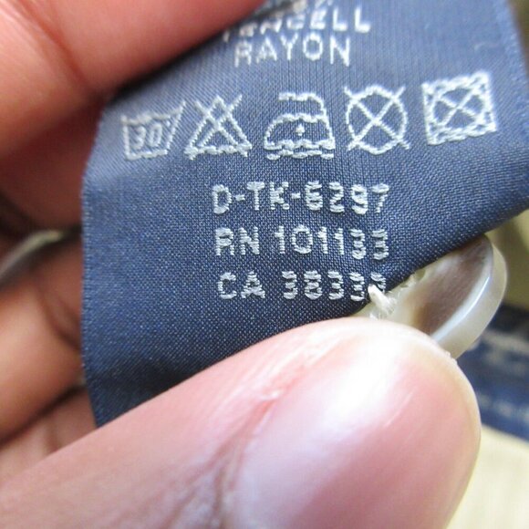 Zegna Sports Men's Chino Pants 36 x 34 Beige Cotton Rayon Office Business 552 - Picture 5 of 16